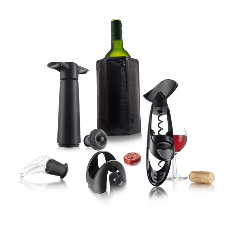 Vacu Vin Wine Set (Foil Cutter,Wine Server,Corkscrew)