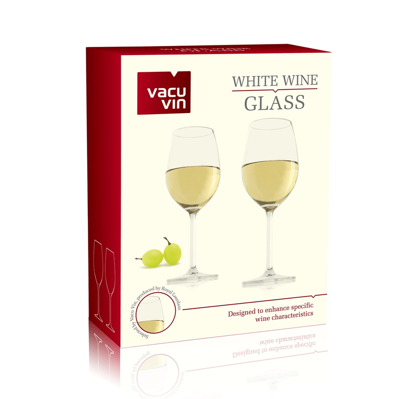 Vacu Vin Glass Wine White