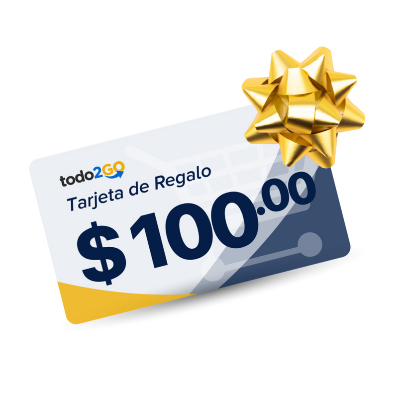 Tarjeta De Regalo Todo2Go $100