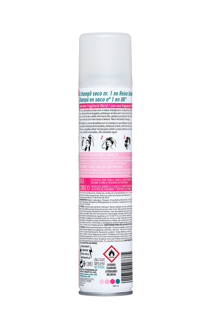 Dry Shampoo Batiste Floral & Flirty Blush 200Ml
