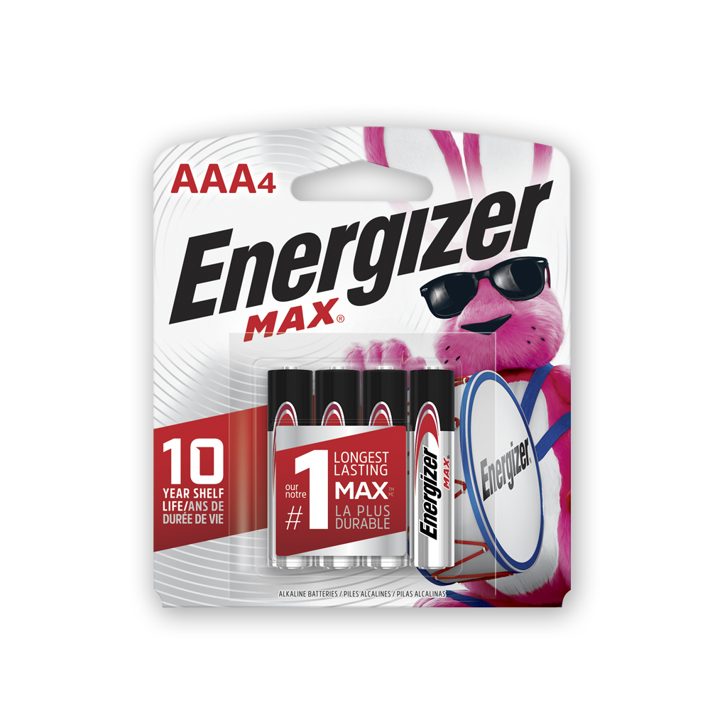 Bateria Energizer Alcalina Max AAA X 4 Unidades