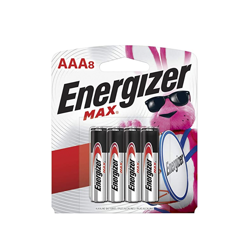 Bateria Energizer Alcalina Max AAA X 8 Unidades