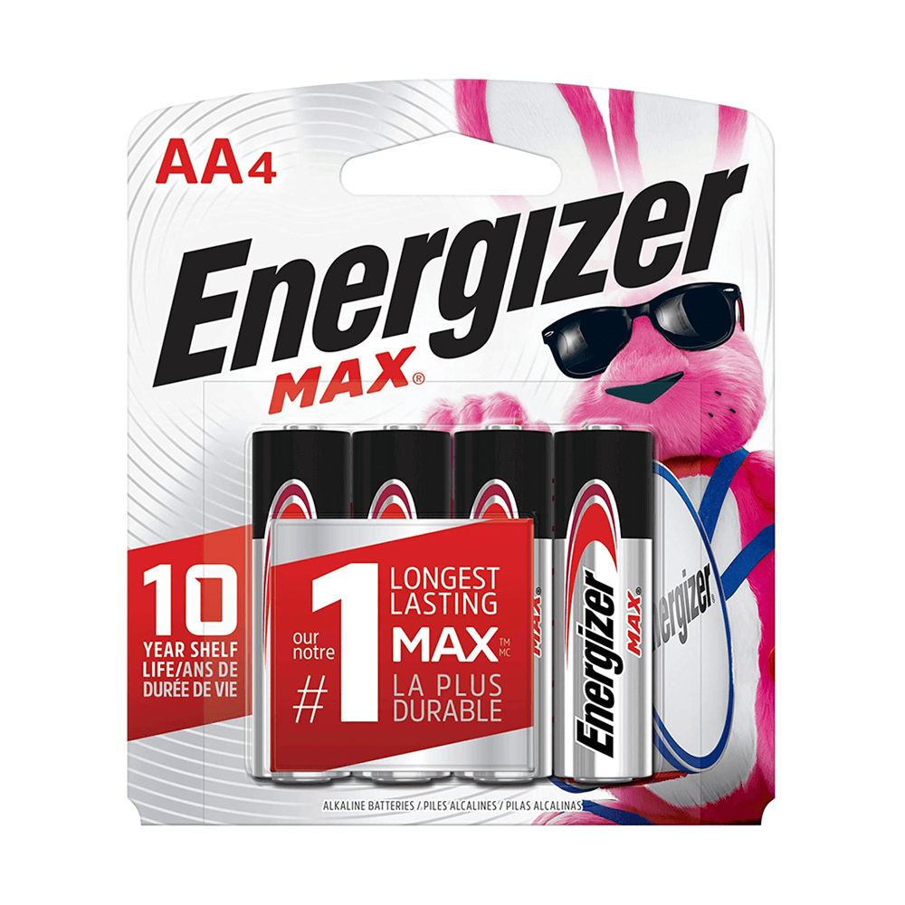 Bateria Energizer Alcalina Max AA X 4 Unidades