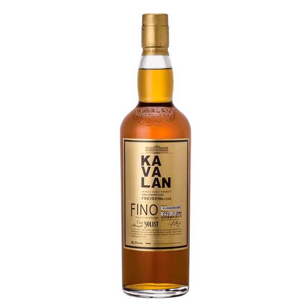 【新品未開栓】KAVALAN FINO ウイスキー 700ml 木箱入り⑥ Kavalan Solist Fino Sherry Cask Single Malt C/M 700Ml