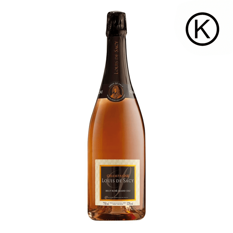 Louis De Sacy Rose Champagne Kosher (Mevushal) 750Ml