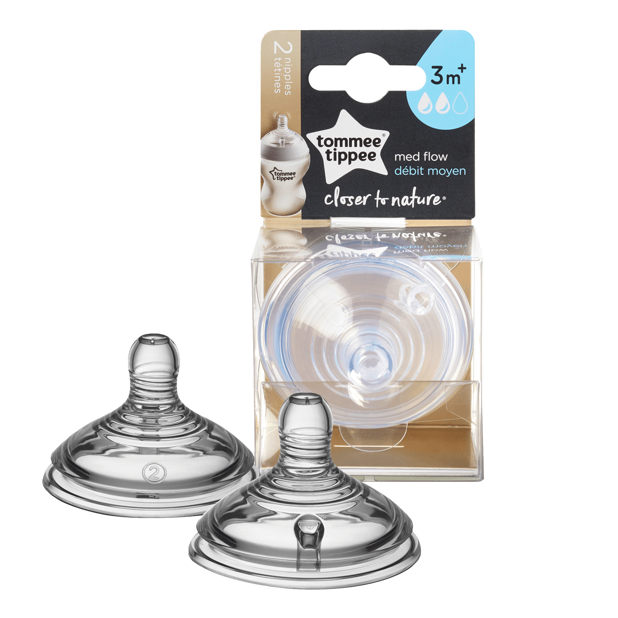 Tommee Tippee Tetina #2 - Flujo Medio