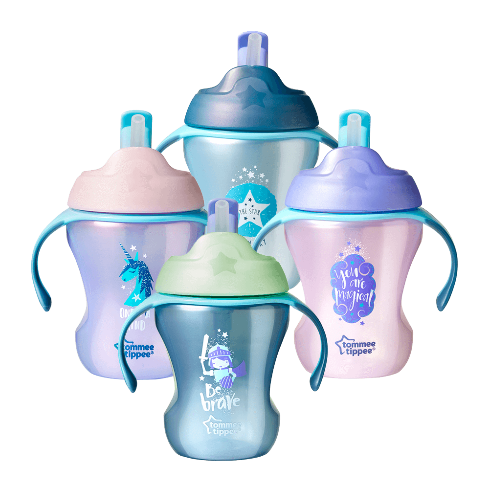 Tommee Tippee Vaso Entrenador Con Carrizo 8Oz - 2 Unidades