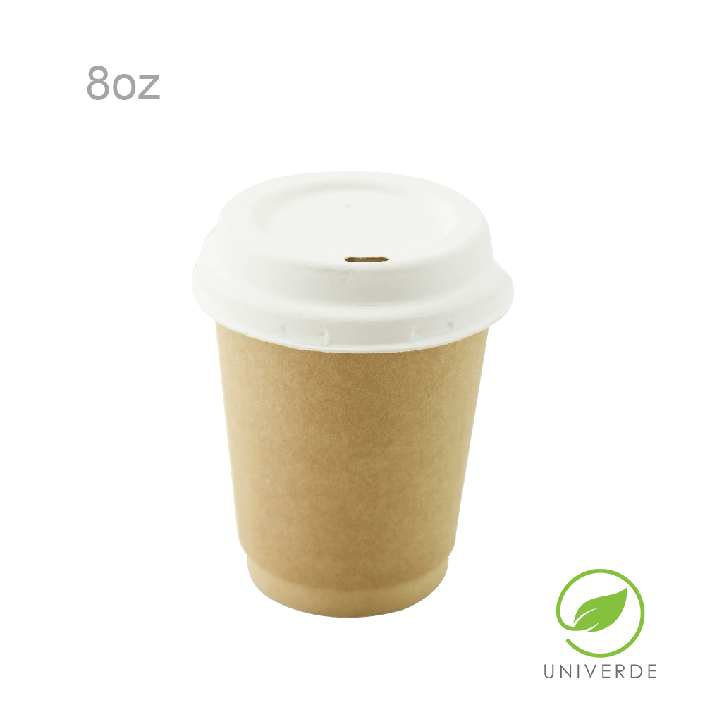 Vaso Kraft de Doble Pared 8oz. (50 pzs)