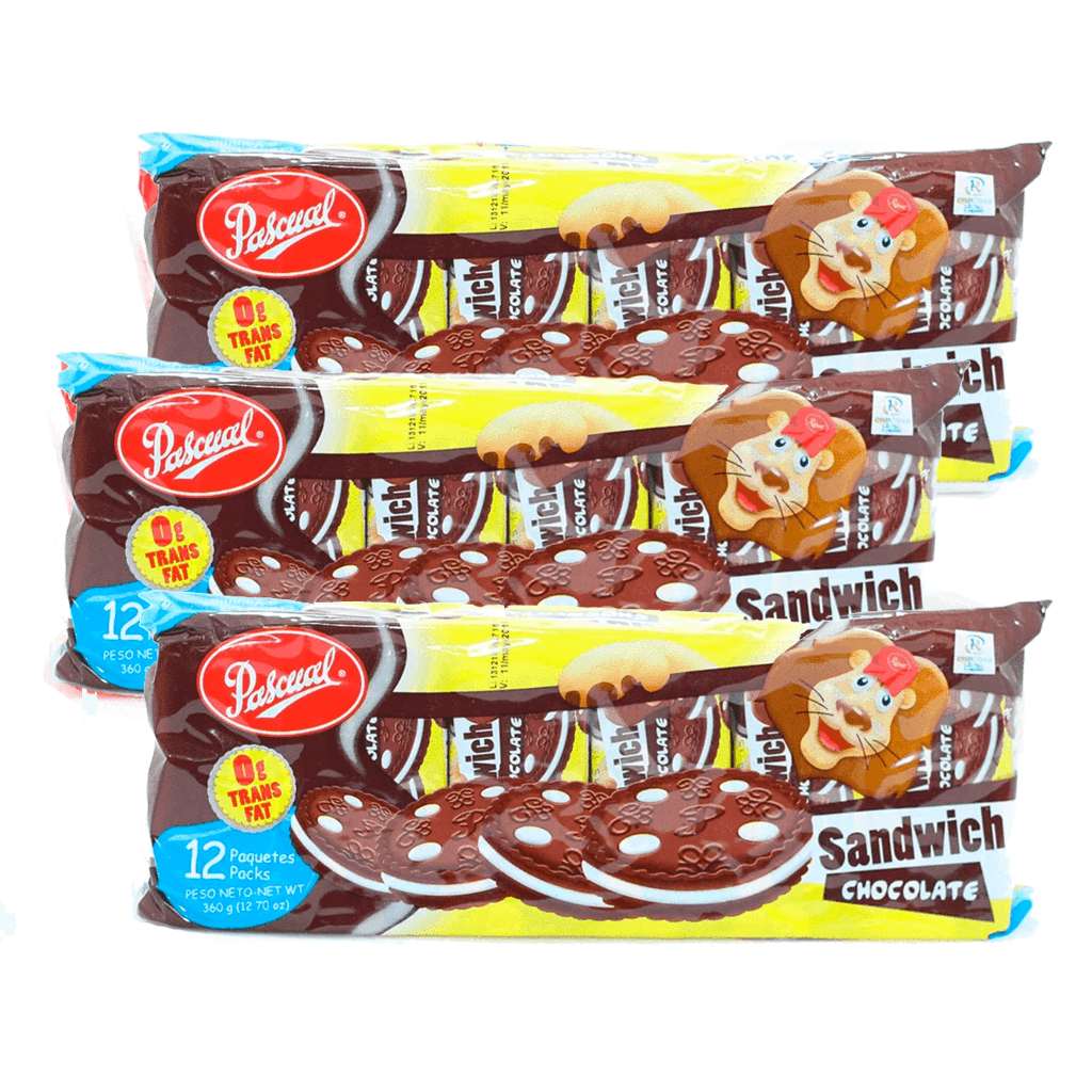 3 Pack Galleta Sandwich Chocolate 12unid x 30Gr