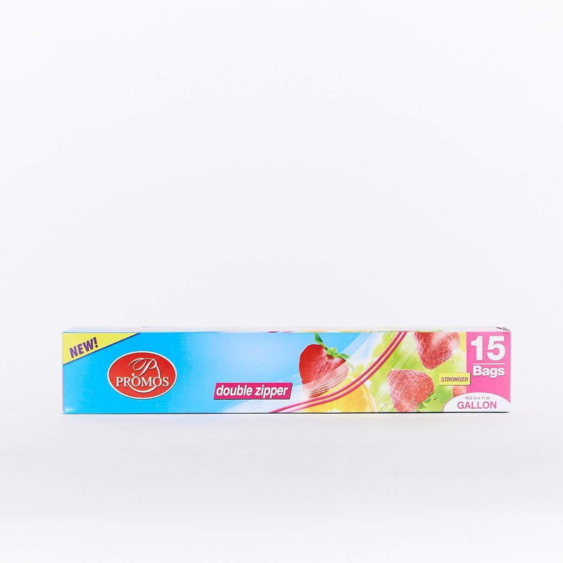 Gallon Size Freezer Double Zipper Bag 15Ct