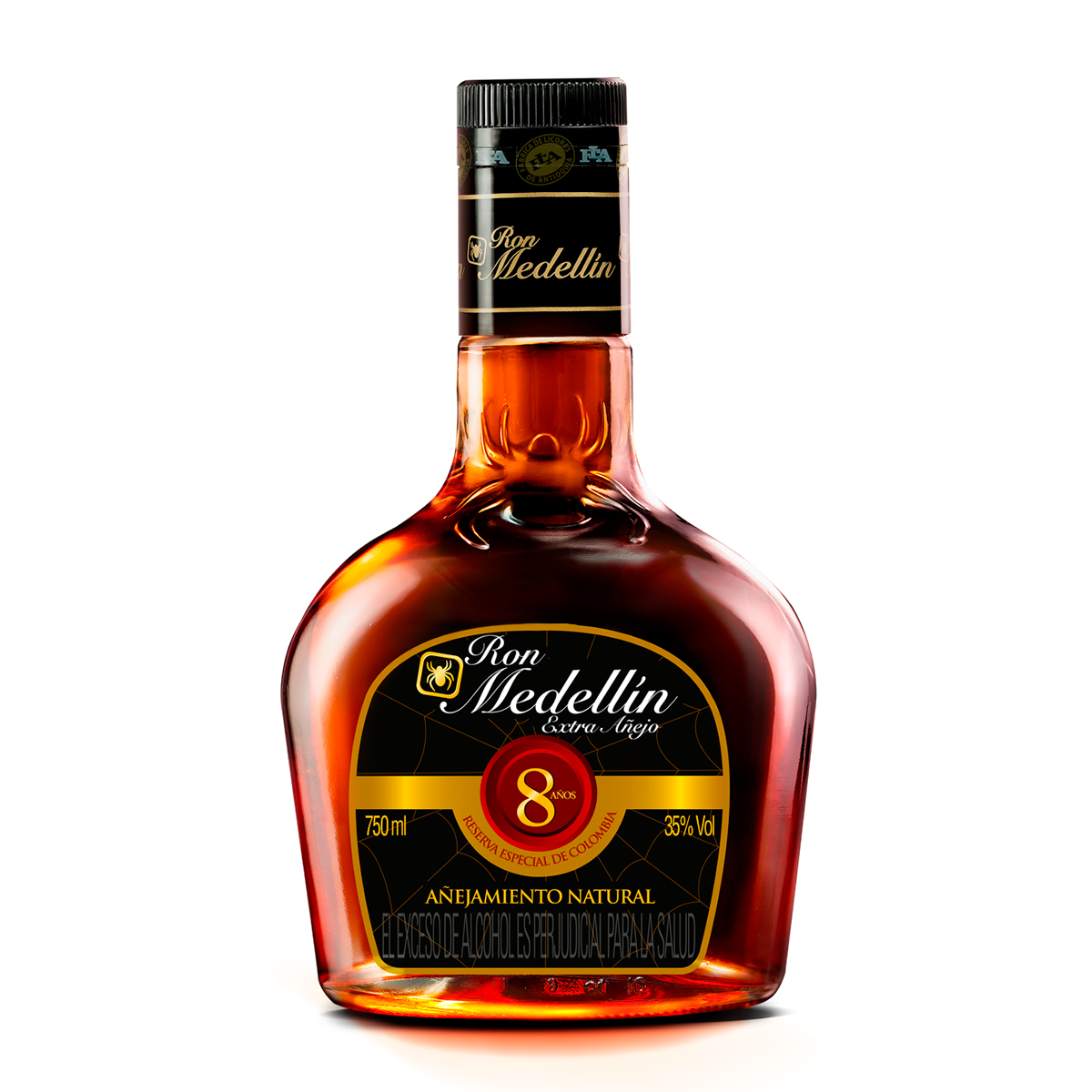 Ron Medellín Extra Añejo 8 Años 750 Ml