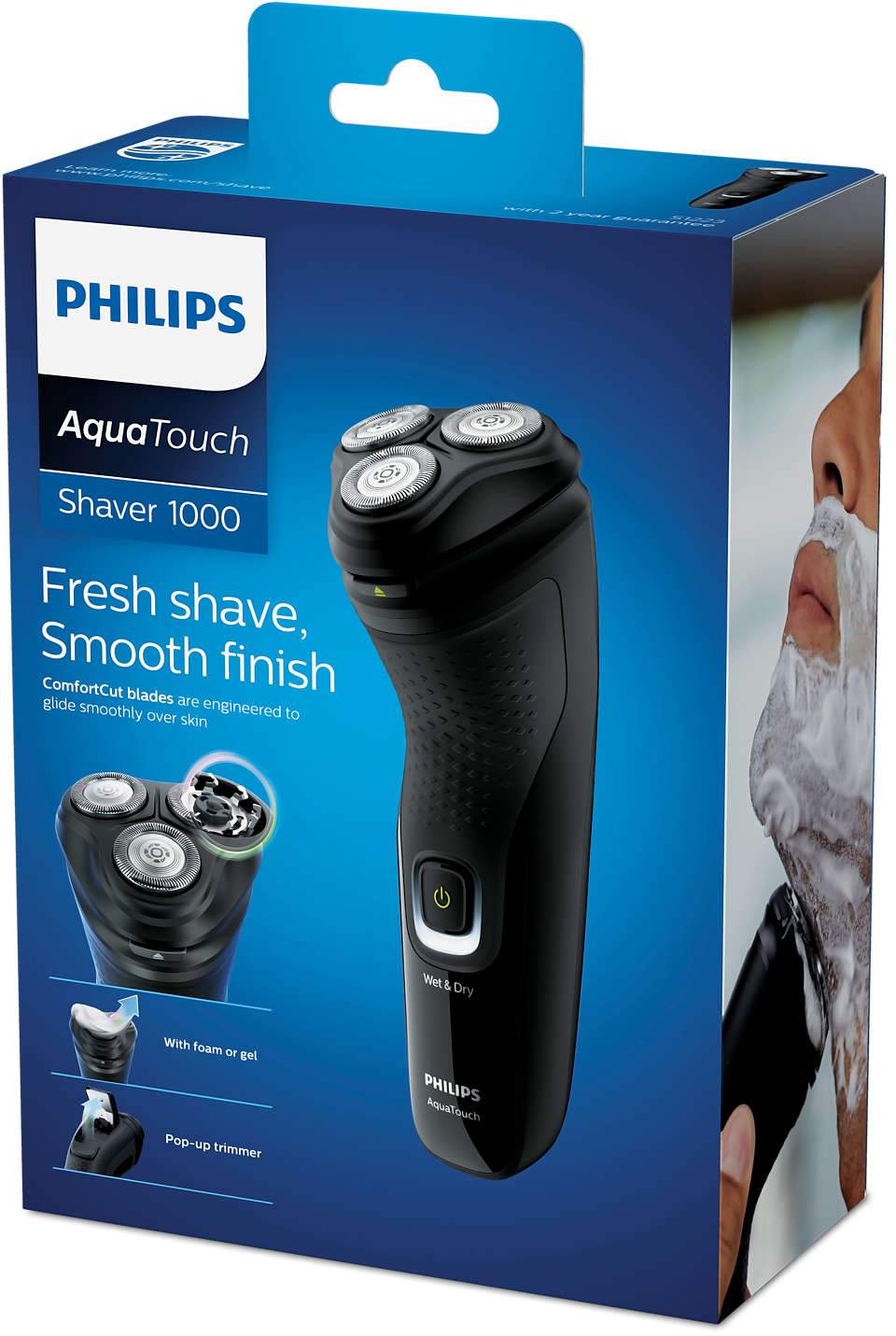 Afeitadora Eléctrica en seco o en húmedo Philips