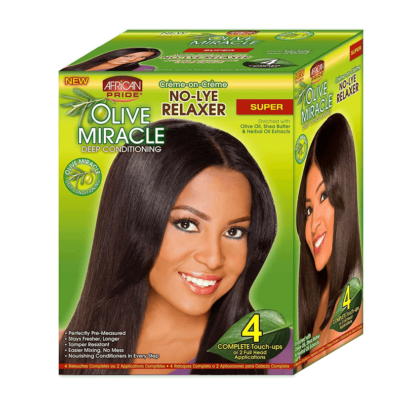 African Pride Olive Miracle (4) Touch-Up Kit - Super 1 X 4