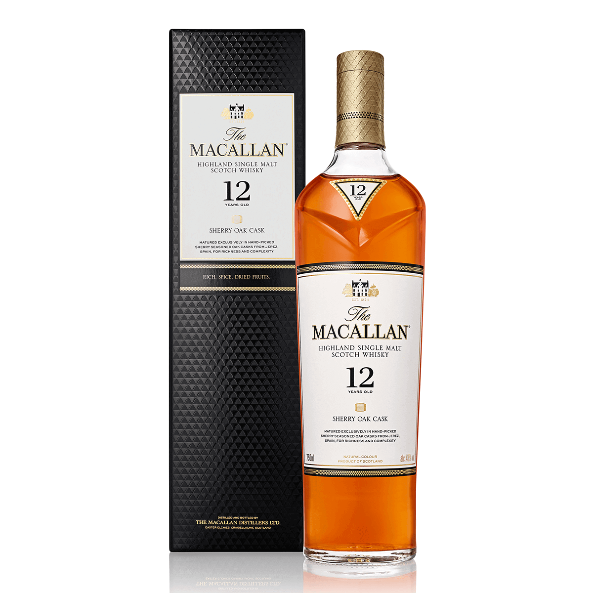 The Macallan Sherry Oak 12 Years Old