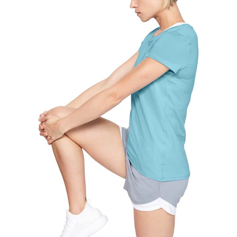 T-Shirt Manga Corta HeatGear® Armour para Mujer