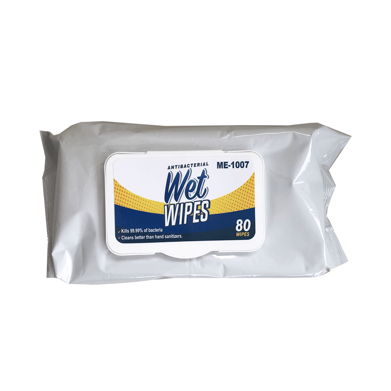 Toallitas Antibacterianas Wet Wipes 80