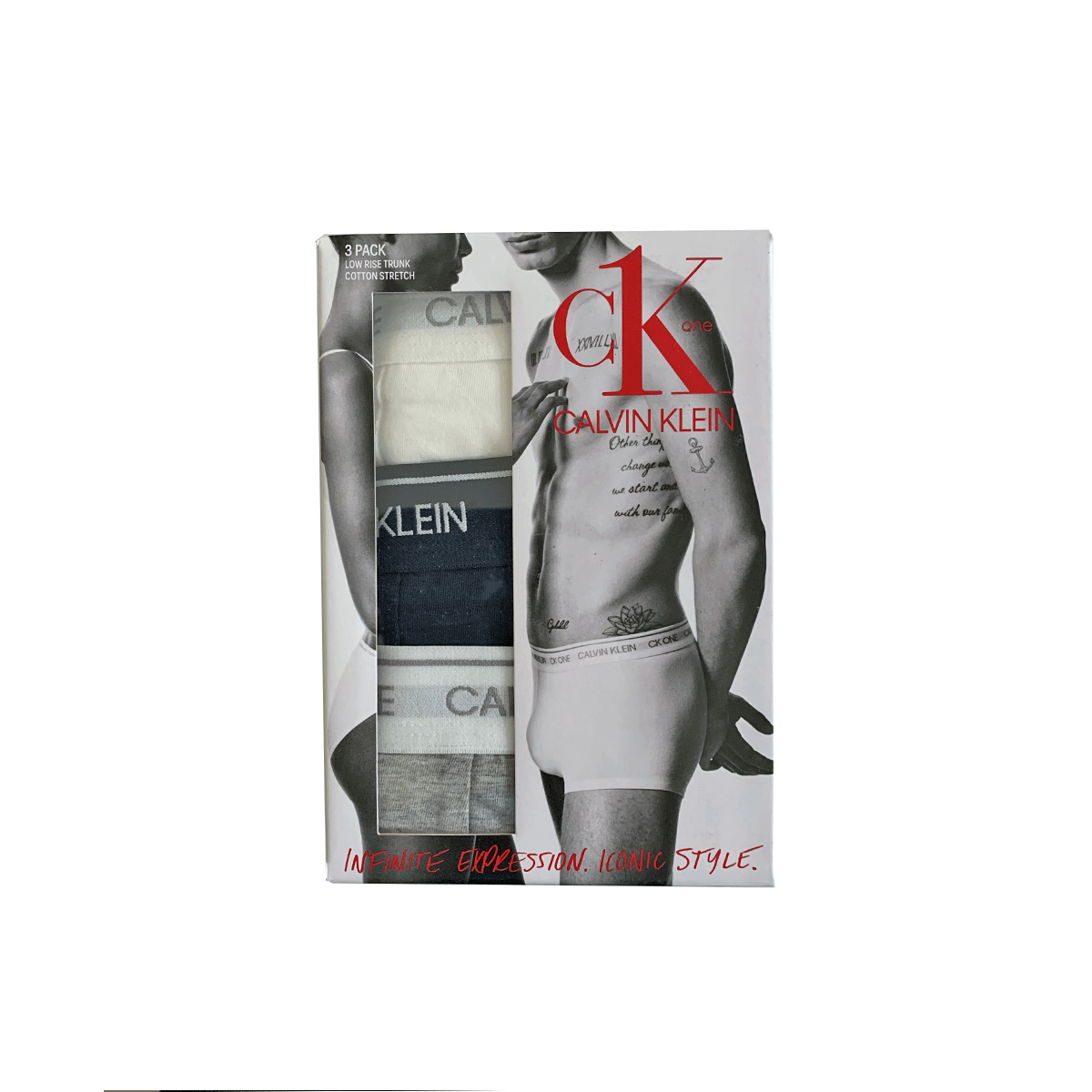 Low Rise Trunk 3Pk Calvin Klein