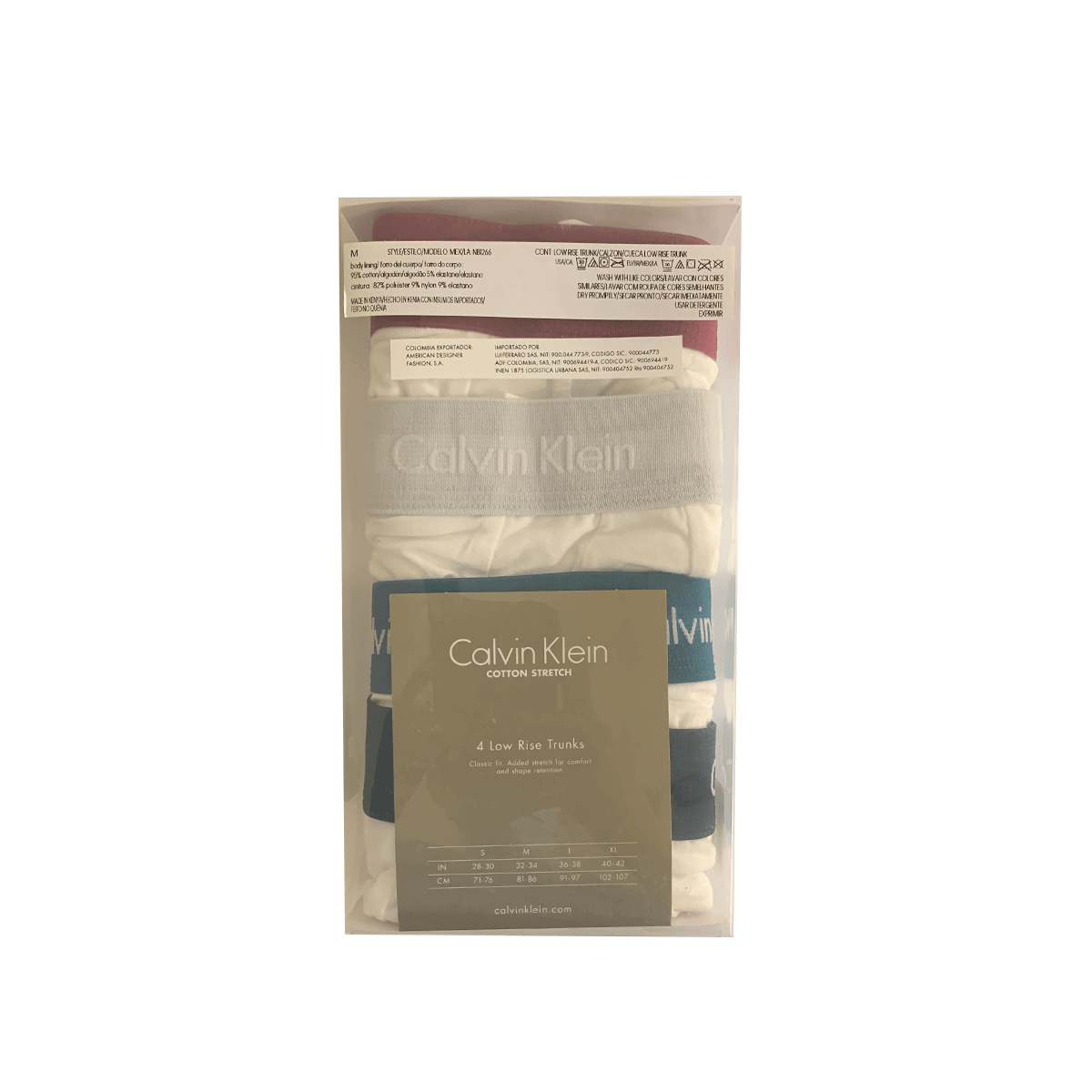 Low Rise Trunk 4Pk Calvin Klein