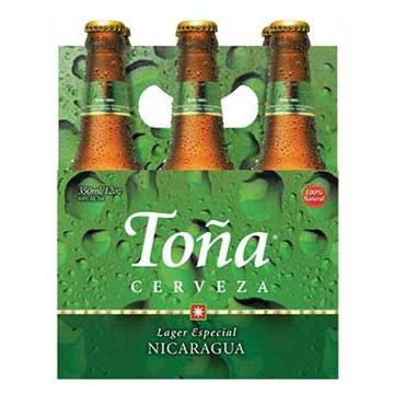 6 Pack Cerveza Toña Botella 4.6% 350 Ml