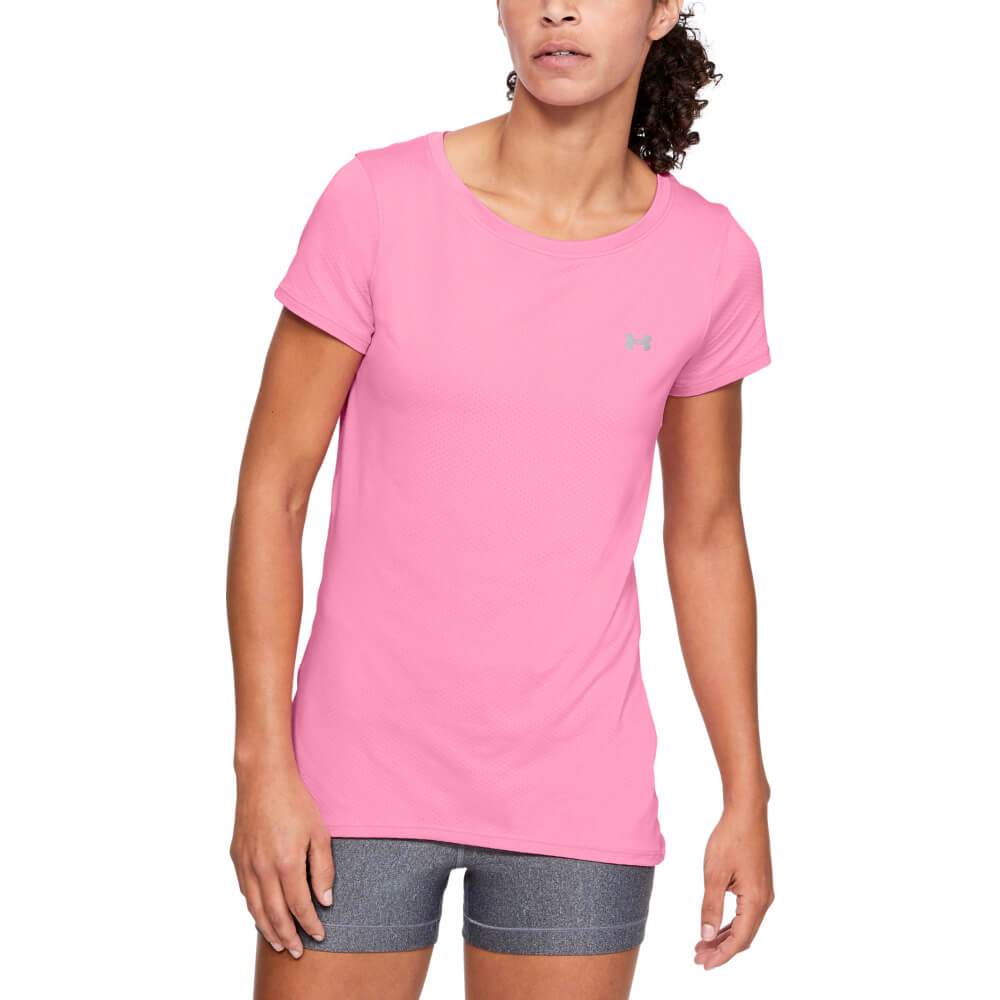 T-Shirt Manga Corta HeatGear® Armour para Mujer