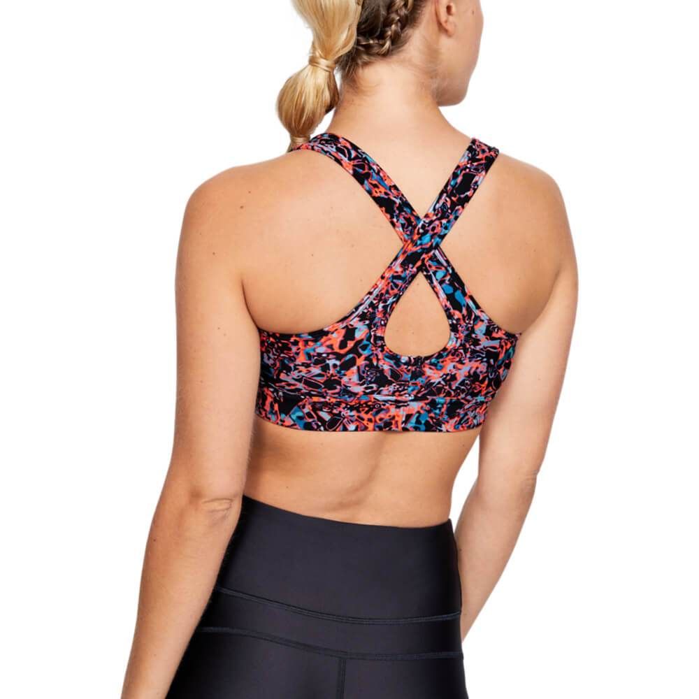 Sujetador Deportivo Under Armour Armour Mid Crossback Print Mash Up para Mujer