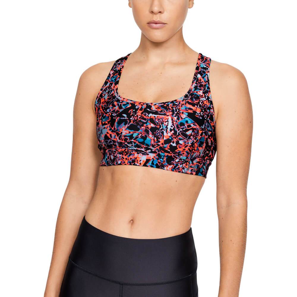 Sujetador Deportivo Under Armour Armour Mid Crossback Print Mash Up para Mujer