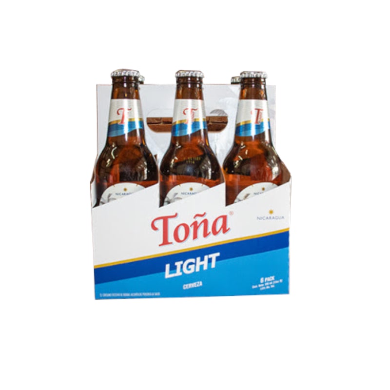 6 Pack Cerveza Toña Ligth Botella 4.6% 350 Ml